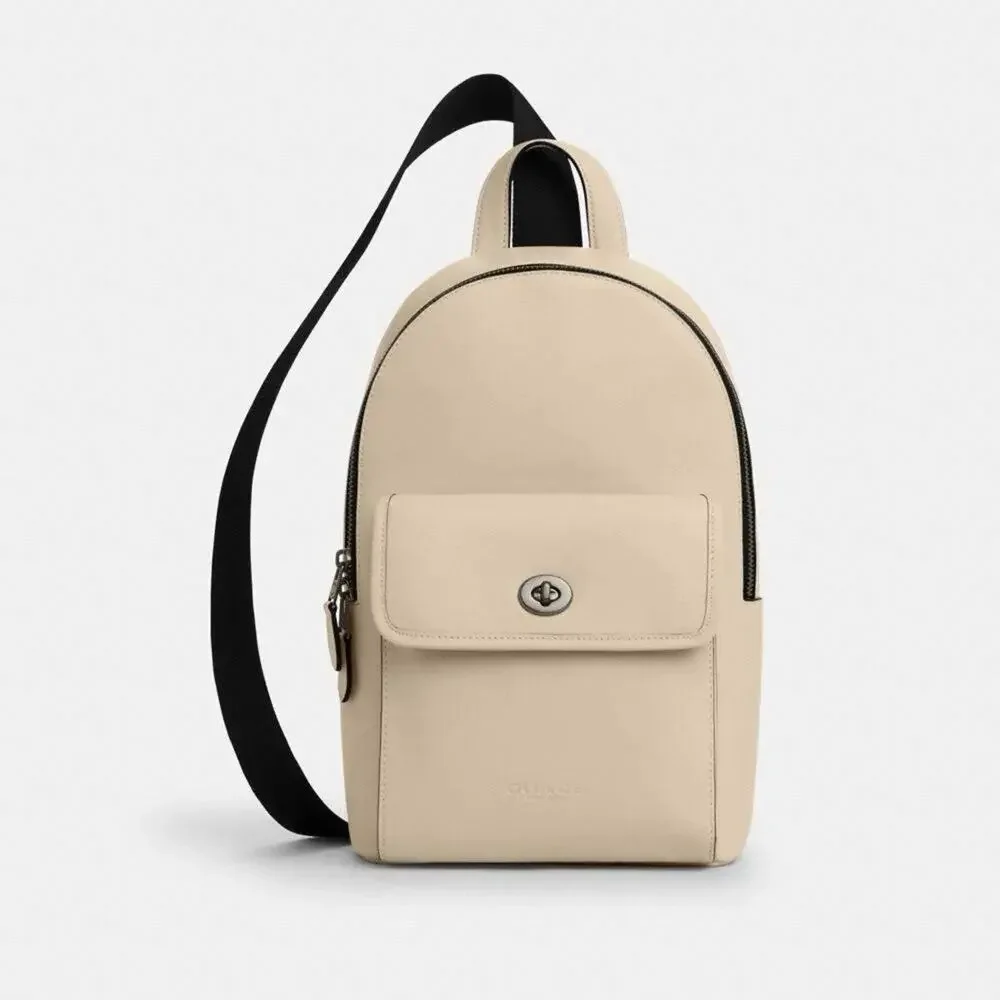 Coach Cream Backpack - Picture 6 of 7